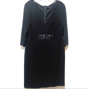 David Meister Black dress size 10